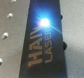 光纤不锈钢板打标