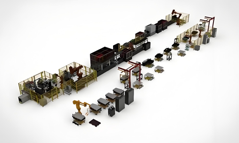 储能电池模组pack生产线